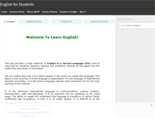 Tablet Screenshot of english-for-students.com